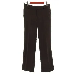 バナナリパブリック BANANA REPUBLIC パンツ スラックス ウール混 ブラウン 茶 2