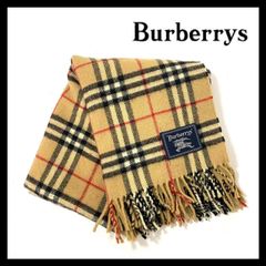 最高の U【Burberrys】ノバチェック 100 組成毛 ウール ひざ掛け 小物