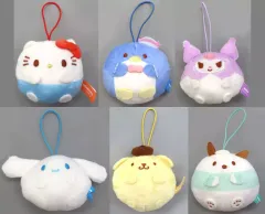 【中古】キーホルダー 全6種セット 「サンリオキャラクターズ かぷぐるみ ふにゅまる!マスコットコレクション2」