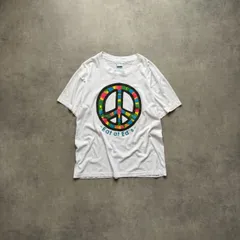 90s Eat at Ed’s tshirt ピースマーク tシャツ