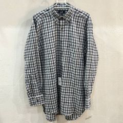 新品未使用品 dunhill / ダンヒル ブロックチェック コットンシャツ ネルシャツ ワンポイント サイズ 6 メンズ L程度 長袖