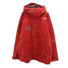 THE NORTH FACE ノースフェイス 長袖 マウンテンパーカー L レッド アウトドア メンズ 古着