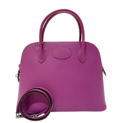エルメス HERMES ボリード31 □J刻印　(2006年製) シクラメン シルバー金具 ヴォーエプソン レディース ハンドバッグ