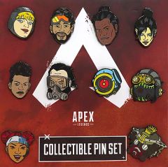 [중고] 배지 핀즈 집합(페이스) 핀 배지 10개 세트 [Apex Legends]