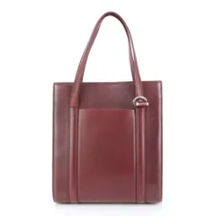 美品希少✨カルティエ トートバッグ 肩掛け マストライン レザーA4収納可 極美品 カルティエ マストライン トートバッグ 肩掛け A4 レザー