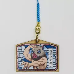【中古】キーホルダー 嘴平伊之助 「鬼滅の刃×ローソン キャンペーン ウッドキーホルダー」
