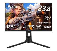 Pixio PX248PRO ゲーミングモニター 24インチ FHD Fast IPS 165Hz 1ms スピーカー内蔵 高さ調整可能 縦置き可能