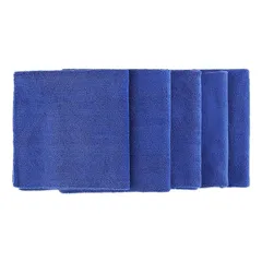 【新品】 DETURNER ベーシックマイクロファイバークロス 5枚セット【多目的クロス・洗車/拭き取り/仕上げ用】40×40cm 吸水 速乾 キズ防止 車用タオル 洗車用品 1