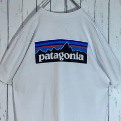 Patagonia パタゴニア Lサイズ ホワイト メンズ・P-6ロゴ・レスポンシビリティー Regular fit 両面プリント バックプリント 半袖 Tシャツ STY39174SP19 10s 2019年製 メキシコ製 S/S TEE 20202951