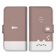 iPhone12 mini 케이스 수첩형 아이폰 12 미니 스마트폰 케이스 휴대 케이스 고양이 고양이 차 호랑이 아메리칸 쇼트 헤어 어메셔 화이트 고양이 검은 고양이 삼모 고양이 고양이 좋아 귀여운 컬러 03