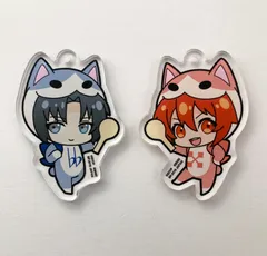 【まとめ売り】 アイドリッシュセブン アイナナ 七瀬陸 和泉一織 フラウェ アクリルキーホルダー 一番カフェ 太鼓の達人コラボ 2点セット