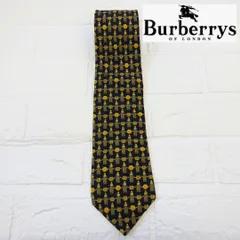 BURBERRY LONDON バーバリー ロンドン　ネクタイ　ネイビー　タッセル柄 　イタリア製　シルク100％  ブランドネクタイ　高級ブランド　ハイブランド　就活　スーツ　セレモニー　就職　ビジネス
