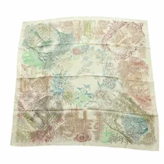 エルメス カレ90 Le Jardin de Leila レイラの庭 シルク