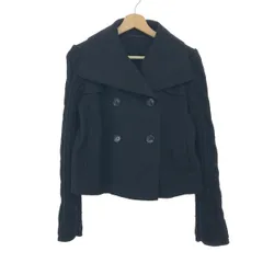 BURBERRY LONDON バーバリーロンドン ニットスリーブショートジャケット ジャケット サイズ:38  ブラック カシミヤウール レディース 　240001146618のサムネイル