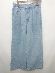 ◇ cussil クシル デニム ワイドパンツ サイズS ブルー レディース P  【1407260041870】
