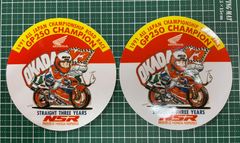 91年 岡田忠之 HONDA NSR250 ステッカー 2枚セット