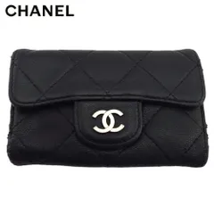 極美品！　シャネル　カメリア　エナメル　キーケース　黒　ブラック CHANEL カメリア レザー キーケース ブラック✨ - メルカリ