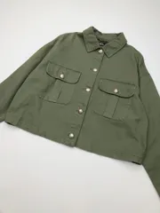 ZARA ミリタリーユーズドジャケット　 カバーオール Lサイズ ZARA - 美品ザラZARAミリタリーフーデッドパーカーXS☆A20499の