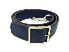 ■極美品■ kate spade ケイトスペード レザー バッグ用 ショルダーストラップ クロスボディ 斜め掛け レディース ネイビー系 FB4776