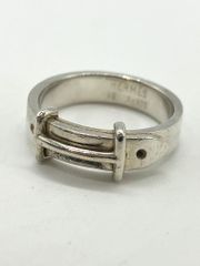 【ITGOS6JE1OLO】HERMES エルメス ヴィンテージ Ag925 Hベルトモチーフ リング 3.8g #49