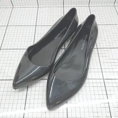 ◇ Θ オリエンタルトラフィック 艶加工 フラットシューズ サイズ26.5cm ブラック系 レディース E  【1508200025223】