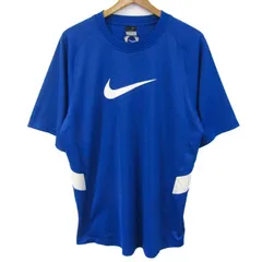 ナイキ 半袖Ｔシャツ トップス ドライフィット スポーツウエア 大きいサイズ メンズ XLサイズ ブルー NIKE 【中古】