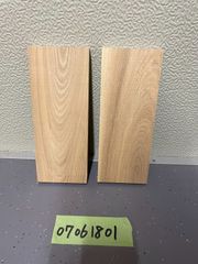 ホワイトアッシュ【縦260mm×横102mm×厚20mm】タモ　たも　2枚　端材　無垢板　板　DIY　材木　木材　07061801