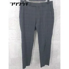 ◇ BEAUTY&YOUTH UNITED ARROWS チェック テーパード パンツ サイズ44 ブラック系 メンズ 【1002801870287】