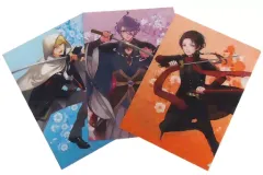 【中古】クリアファイル [単品] 加州清光＆歌仙兼定＆山姥切国広 A4クリアファイル3種セット 「刀剣乱舞-ONLINE- B’s-LOG 2016年6月号 アニメイト限定セット」 同梱特典