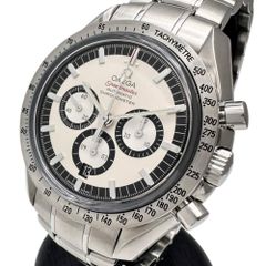 【OMEGA/オメガ】スピードマスター レーシング シューマッハ 3506.31 OH＆仕上げ済 腕時計 ステンレススチール 自動巻き/オートマ シルバー＆ネイビー文字盤 メンズ 【中古】【真子質店】【BL】