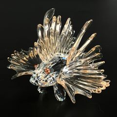 スワロフスキー　SWAROVSKI  ライオン　SCS  置物　オブジェ　未使用 スワロフスキー SWAROVSKI ライオン SCS 置物 オブジェ 未使用