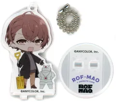 【中古】雑貨 加賀美ハヤト(冬服ver./雪だるま) 「バーチャルYouTuber にじさんじ ROF-MAO×animatecafe 出張版 トレーディングアクリルスタンドキーホルダー」