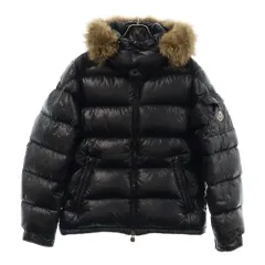 MONCLER (モンクレール) 21AW MAYA FUR GIUBBOTTO ファー付き フーディジップ ダウンジャケット G20911A00171 ブラックのサムネイル