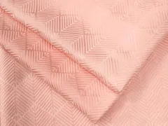 平和屋着物●上質な色無地　菱松葉地紋　一斤染色　正絹　逸品　CAAW7221yc