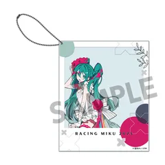 【新品】レーシングミク 2025 15th ”Rhapsody” Ver. ポラロイド風アクリルキーホルダー【正規品】