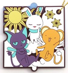 [중고] 열쇠 고리 켈베로스 & 스피넬 선 & 모모 고무 매력 [이치 반 쿠지 애니메이션 카드 캡터 사쿠라 25TH ANNIVERSARY] F상