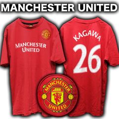 マンチェスターユナイテッド オフィシャル Tシャツ Lサイズ 背番号26 香川真司 ユニフォーム サッカー FC マンU