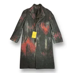 定価387200円 美品 Yohji Yamamoto POUR HOMME 23AW ダブルレイヤード プリントスタンドカラーコート 総柄 ヨウジヤマモトプールオム HJ-C28-802 1 66035Aのサムネイル