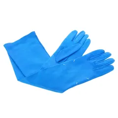 メゾンマルジェラ Maison Margiela 22AW Full-sleeve leather gloves レザーグローブ 革手袋 M ブルー 青 S51TS0059 国内正規のサムネイル