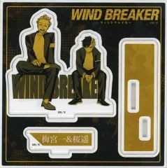 [중고] 아크릴 스탠드 아크릴 패널 우메노미야 이치 & 사쿠라 하루카 아크릴 피겨 플레이트 [만화 WIND BREAKER 제 4 권] TSUTAYA 한정 유상 특전