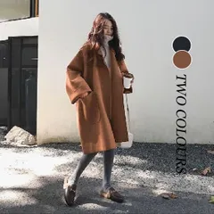 大人気 ファッション 韓国 レーディス ロング ゆったり コート 綺麗 防風 防寒着