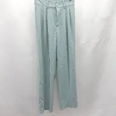 ◇ ◎●未使用●⊂ me+em select ミームセレクト タックパンツ サイズ M グリーン系 レディース E  【1412090066962】