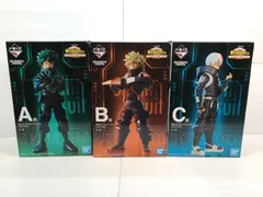 僕のヒーローアカデミア MASTERLISE　EMOVING　緑谷出久/爆豪勝己/轟焦凍 フィギュア　3点