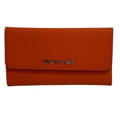 マイケル・コース　PVC　オレンジ　財布　長財布　レディース　美品