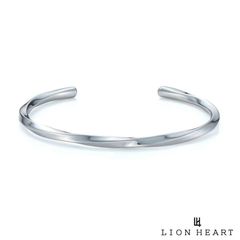 ライオンハート LH-1 ツイスト バングル サージカルステンレス316L シルバー 金属アレルギー対応 メンズ ブランド LION HEART