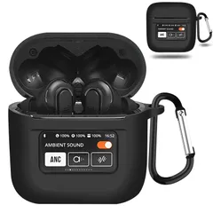 【特売】YAODLE JBL TOUR PRO 2 ケース 対応 JBL TOUR PRO 2 イヤホン 液状シリコンケース JBL TOUR PRO 2 case フックつき付き でキズやしもん指紋をぼーし防止してらっか壊しをふせぐ防ぐLEDライトが見える