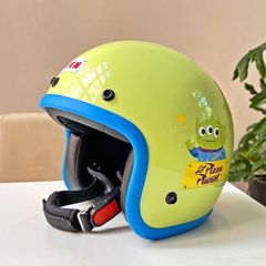 ミッキーマウス ジェットヘルメット カラフル バブルレンズ付き 可愛い 