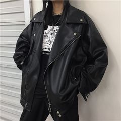 ダークコア y2k レザー ライダースジャケット 短丈 jacket NANA - メルカリ