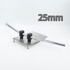 ワイケーショップ メッキ☆ストレート バー ハンドル☆25ミリ 1インチ バイク チョッパー ボバー ハーレー ykshopb ykshoph