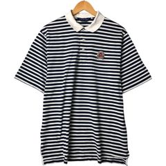 A BATHING APE ラガーシャツ 半袖 ロゴ ボーダー A BATHING APE ラガーシャツ 半袖 ロゴ ボーダー | Mercari